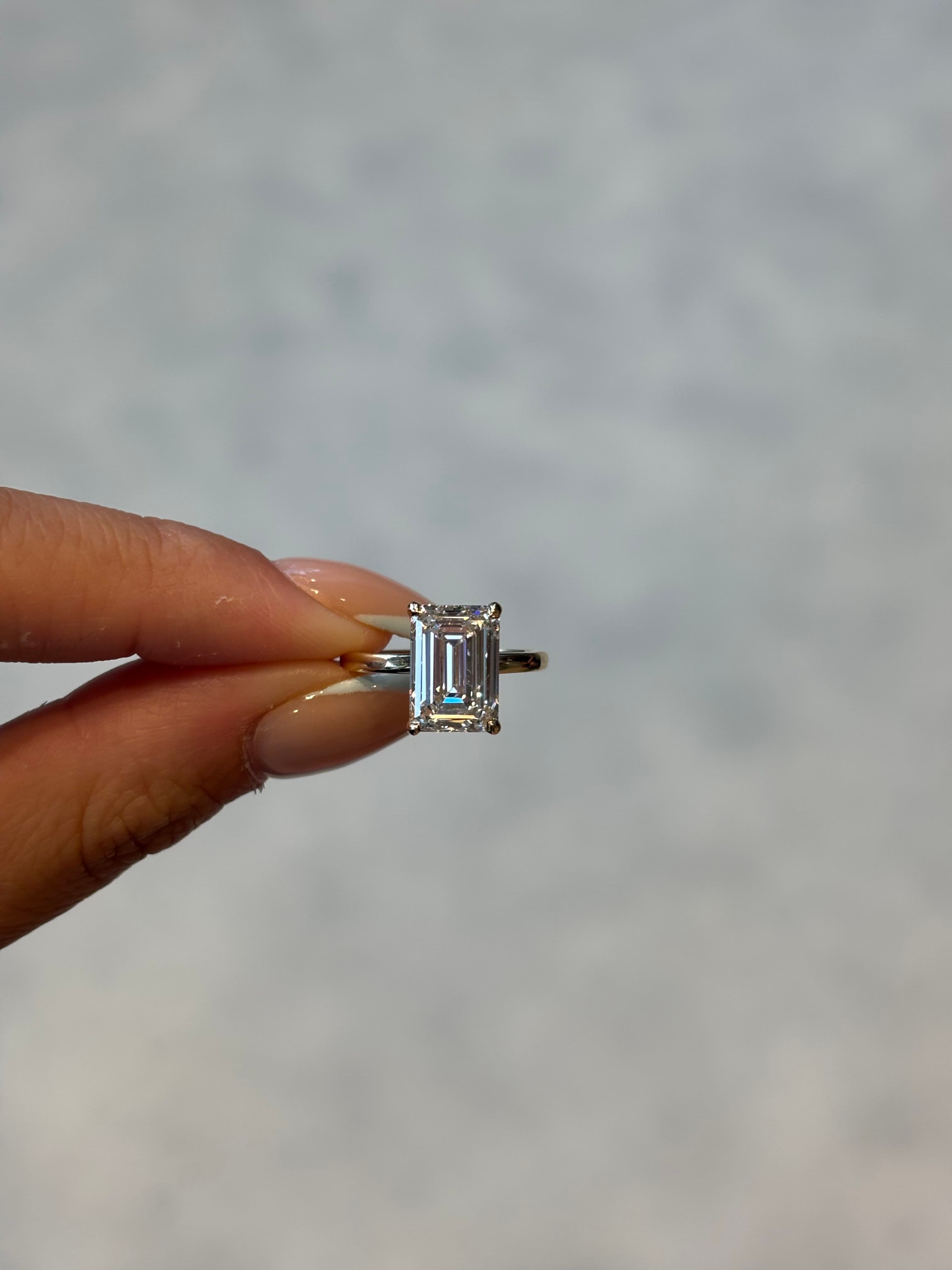 Custom Oval Diamond Ring