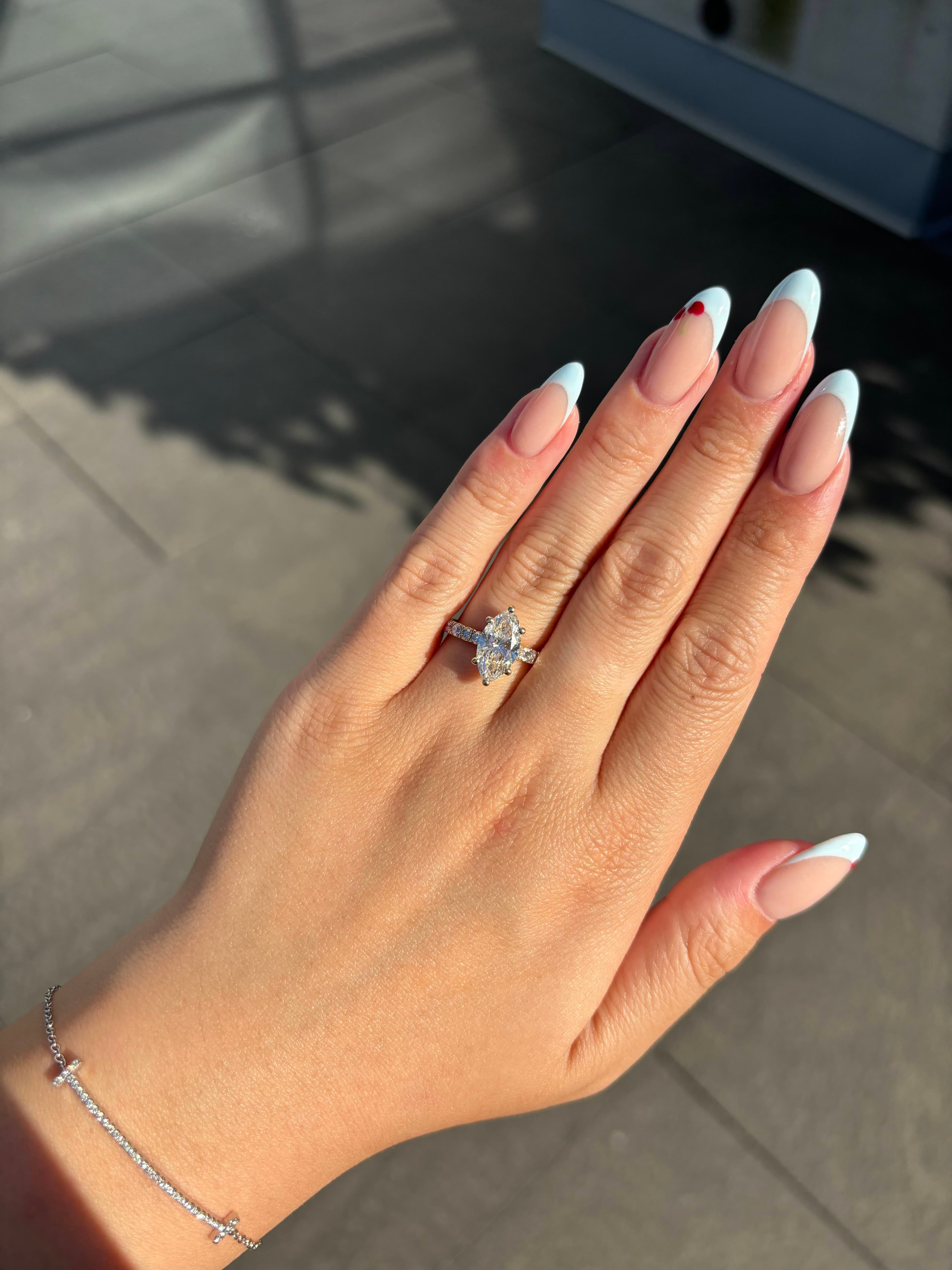 Modern Princess Cut Diamond Ring